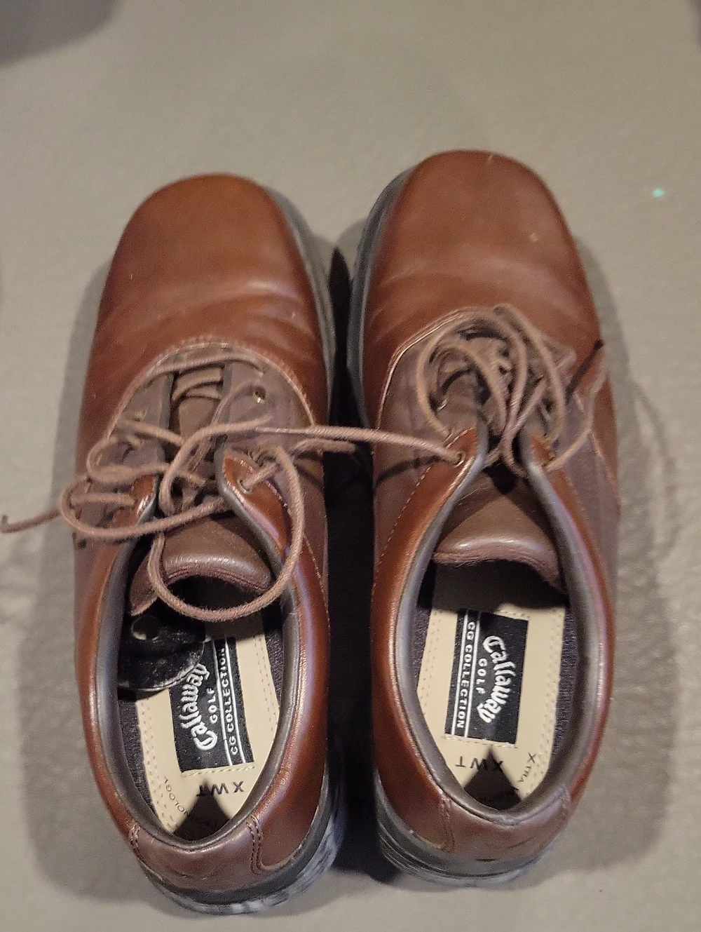 Callaway Brown Lace-Up Athletic Shoes